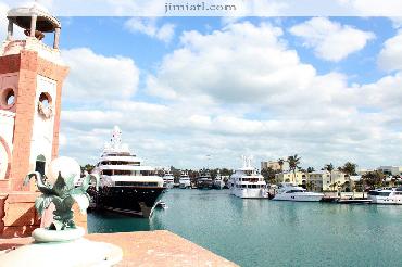 Parked Boats outside Atlantis