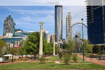 Atlanta From Centennial Park