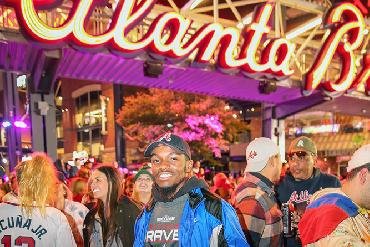 Braves Fan Rooting for Braves