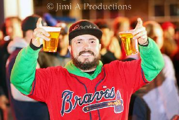 Braves Fan Ready for Celebration