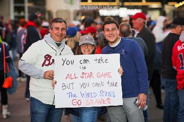 Bold Message in Braves Country