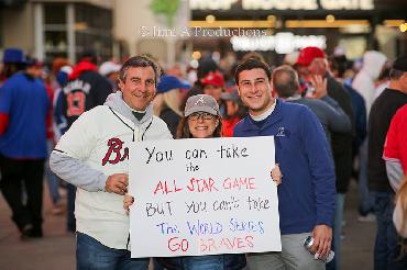 Strong Message During Braves World Series