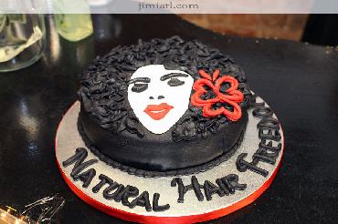 Natural Hair Cake