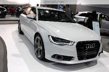 White Audi A6