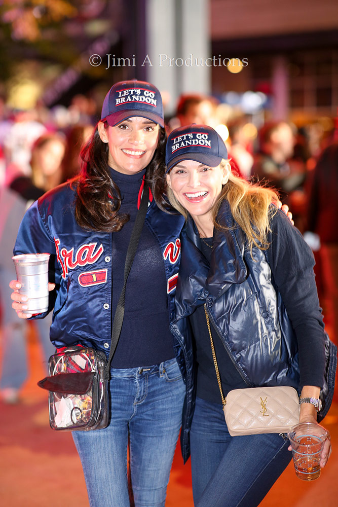 Braves Fans Support the Home Team