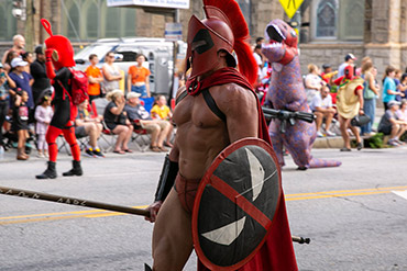 Spartan Soldier at Dragon Con