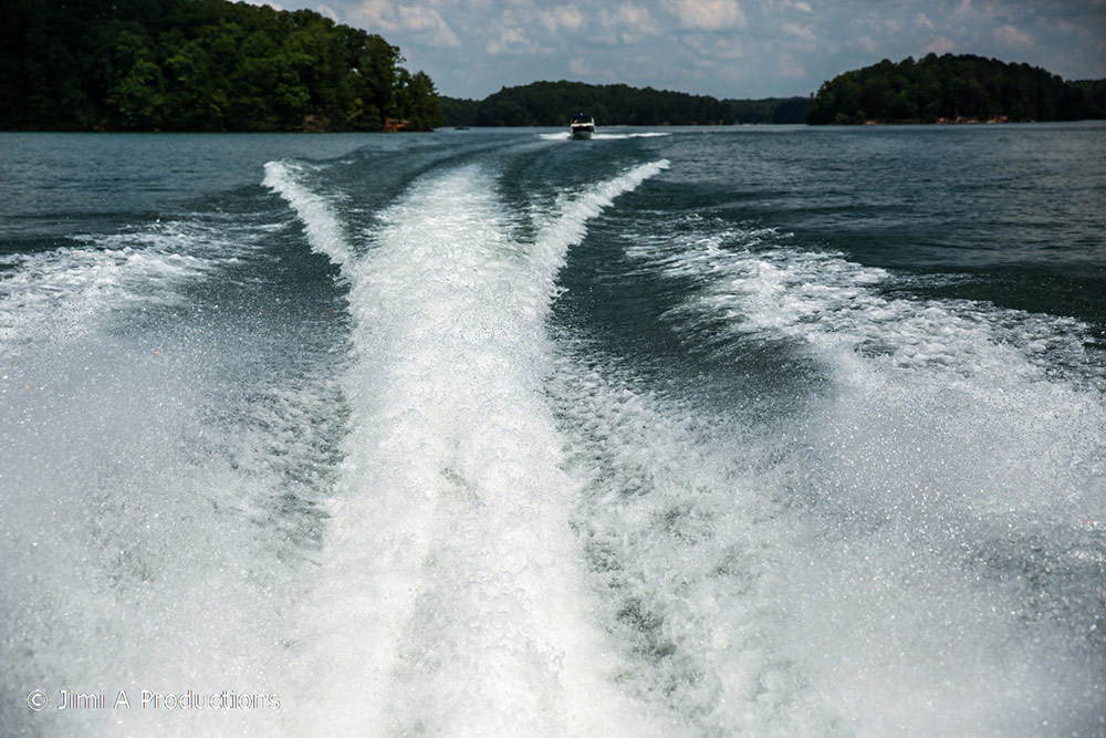 Waves from Boat