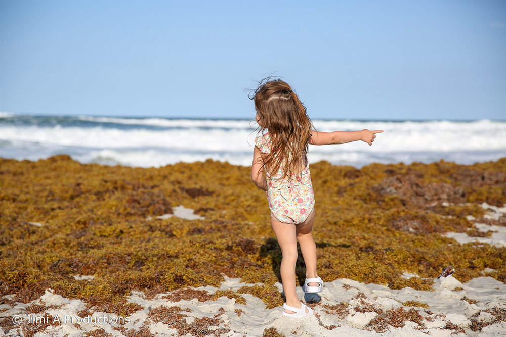 Young Girl On Beach