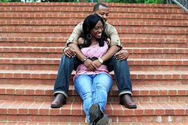 Engagement photoshoot fall